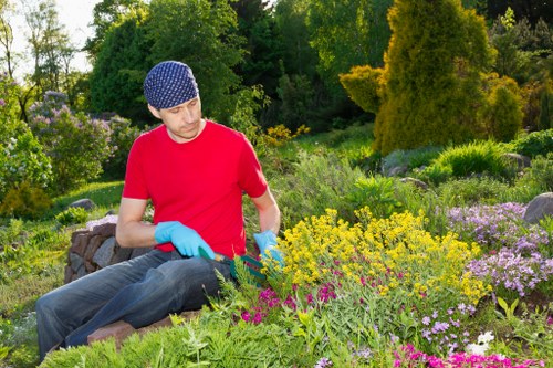 Safe landscaping and rubbish removal practices on site